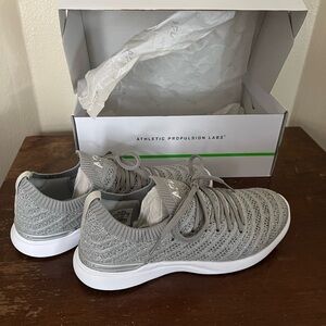 APL Gray Knit Sneakers Tech Loom Wave